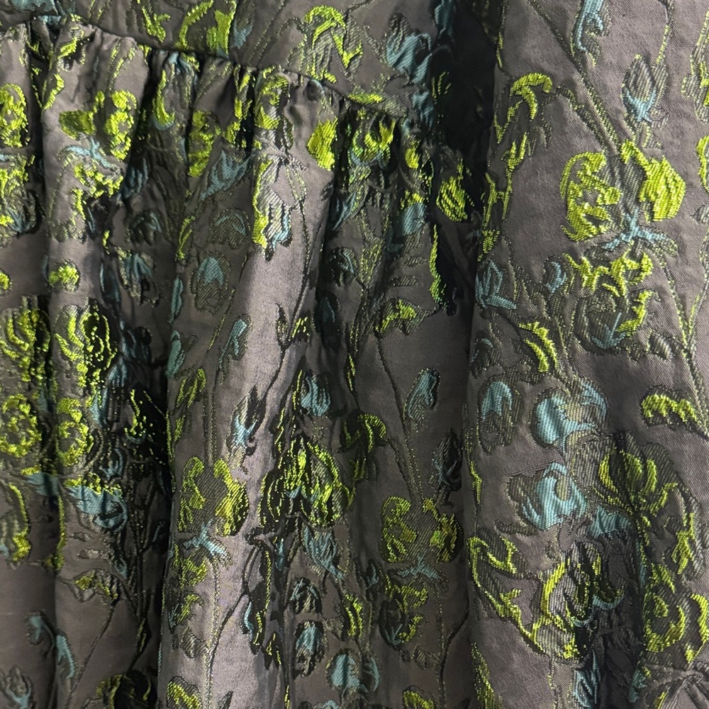 Anthropologie Corey Lynn Calter Deep V Jacquard Dress - Picture 4 of 4